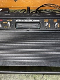 Atari 2600 Darth Vader Black Edition Console Only Tested Works Video Computer