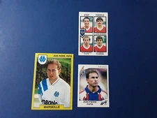 Panini Football 3x Jean Pierre Papin Marseille France