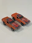 Vintage 1982 & 1983 Hot Wheels Dixie Challenger Lot Of 2 W/Different Bases Loose