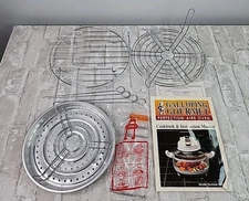 Galloping Gourmet Perfection Aire Convection Oven Racks Cookbook Tongs C2000