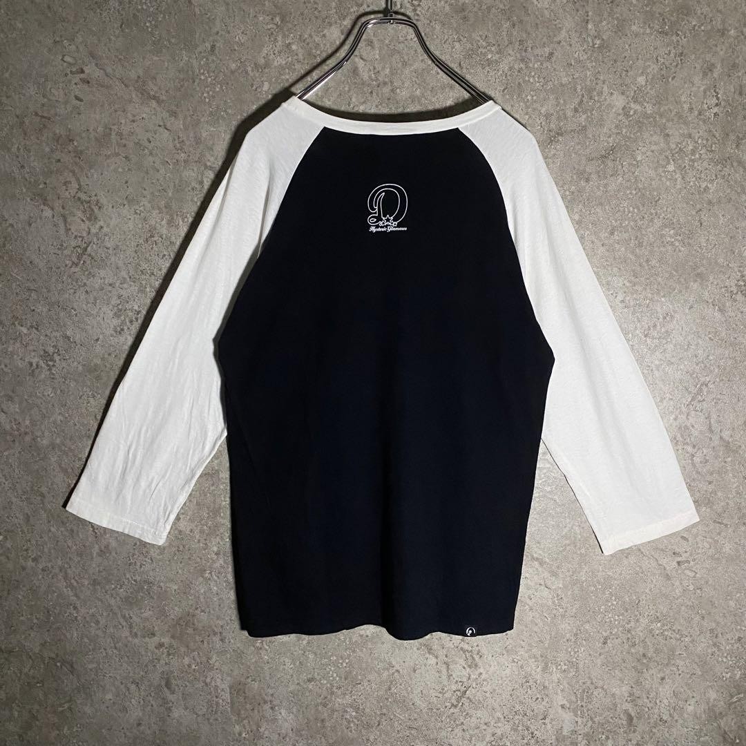 トップス hysteric glamour logo print raglan tee Hysteric