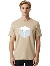 White-Cube-3 Mens Graphic Tee, 100% Cotton, Casual Summer Wear