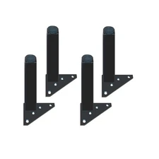 4 Packs Adjustable Furnitures Iron Legs Heavy Duty 300 KG Metal Industrial Mi...