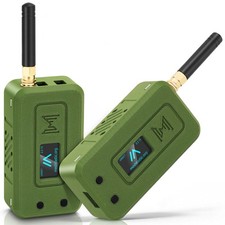 2X ESP32 V4 LoRa WiFi Board+3.7V Battery+915MHz Antenna+N35F Green Protect Case