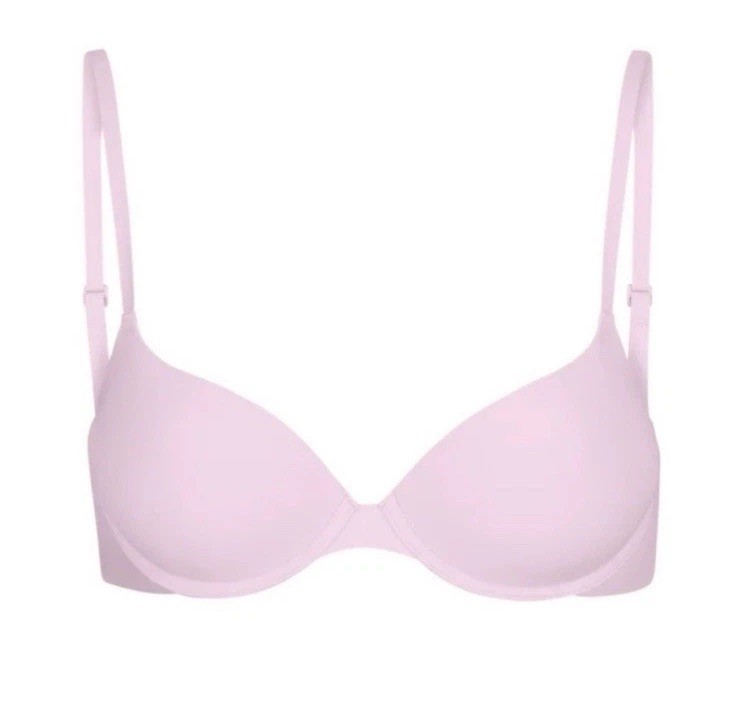 Skims Fits Everybody T-Shirt Demi Bra Cherry Blossom NWT Size 42DDDD