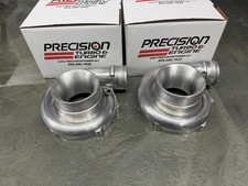2x Precision Turbo T4 Compressor Polished Chrome 67mm Billet Wheel 2x Precision Turbo T4 Compressor Polished Chrome 67mm Billet Wheel