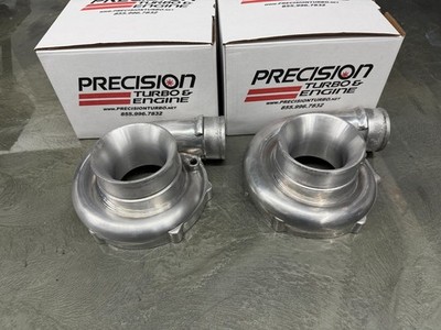2x Precision Turbo T4 Compressor polished chrome 67mm billet wheel T51R mod