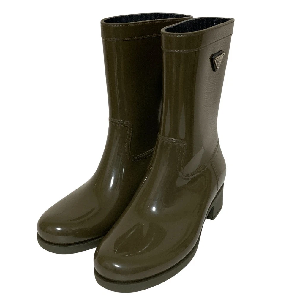 PRADA プラダ ラバーブーツ 黄色36(23〜23.5)レインブーツ PRADA プラダ ラバーブーツ 黄色36(23〜23.5)レインブーツ - メルカリ