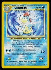 Pokemon Card Neo Genesis Croconaw 31/111 Uncommon