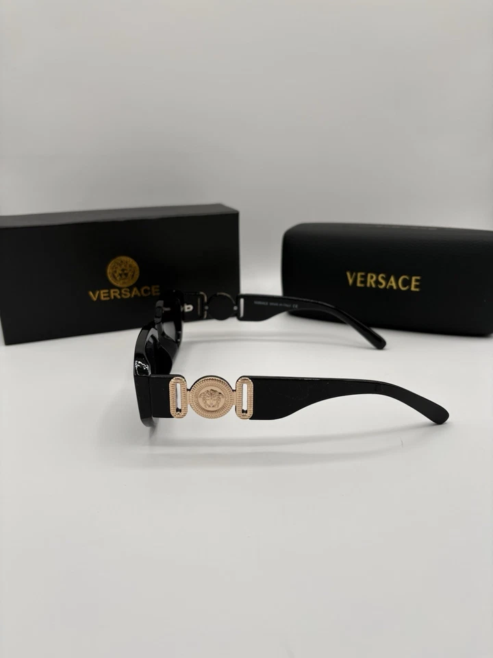 Versace 0VE4361 Unisex Sunglasses - Black/Gold/ Black Box - image 3 of 4