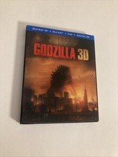Godzilla Blu-Ray 3D DVD Set Aaron Taylor-Johnson 2014 Movie NEW/SEALED