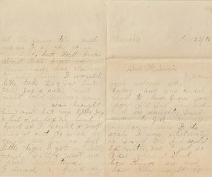 1896 Letter from Memphis, TN to Holliston, MA