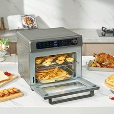 12 In 1 Air Fryer Toaster Oven 25L 1700W Convection Stainless Steel