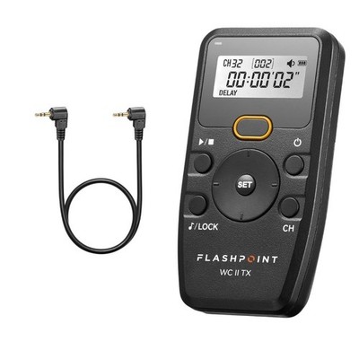 Flashpoint Wave Commander II Remote Tx with Canon 2.5mm Sub-Mini Cable