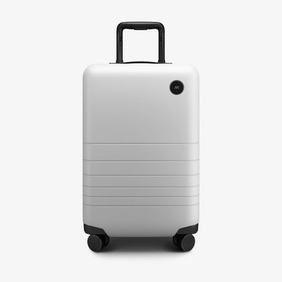 monos carry on Plus Luggage Suitcase Stellar White
