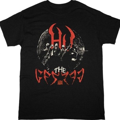 The HU Red Portrait Black T-Shirt