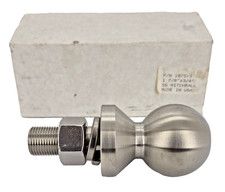 Stainless Steel Trailer Hitchball - Qmc Solid 1 78x 34 Nib Stainless Steel Trailer Hitchball - Qmc Solid 1 78x 34 Nib