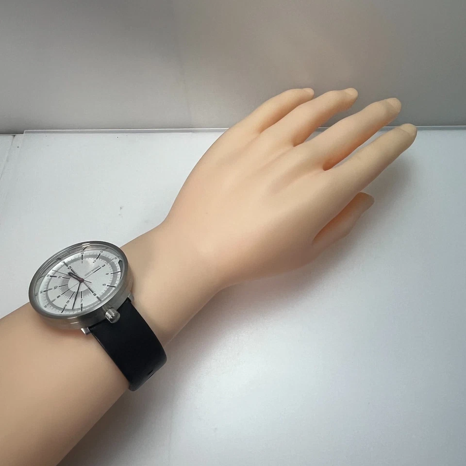 Raro Reloj SEIKO ISSEY MIYAKE 1/6 Nao Tamura Correa Cuero Japón AUTOMÁTICO #100B Foto 2 de 4