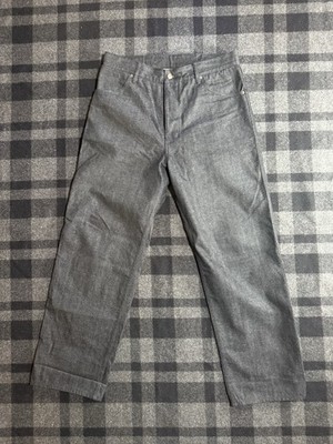 Visvim Hakama Jeans - Salt Pepper Black - Size 3 - Made In Japan