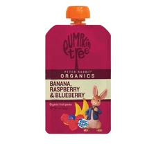 	Pumpkin Tree Peter Rabbit Organics Organic Raspberry Banana & Blueberry	