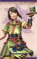 Monster Hunter Trading Card Yomogi Original MH Rise Fair Limited Item 85mm