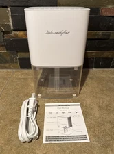 Dehumidifier 1800ML 63OZ Small Dehumidifiers for Home BeOkay White FAST SHIPPING