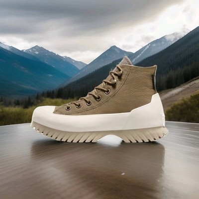 Converse CTAS Lugged 2.0 CC Hi Waterproof Brown Men's Size 11 A04634C Leather