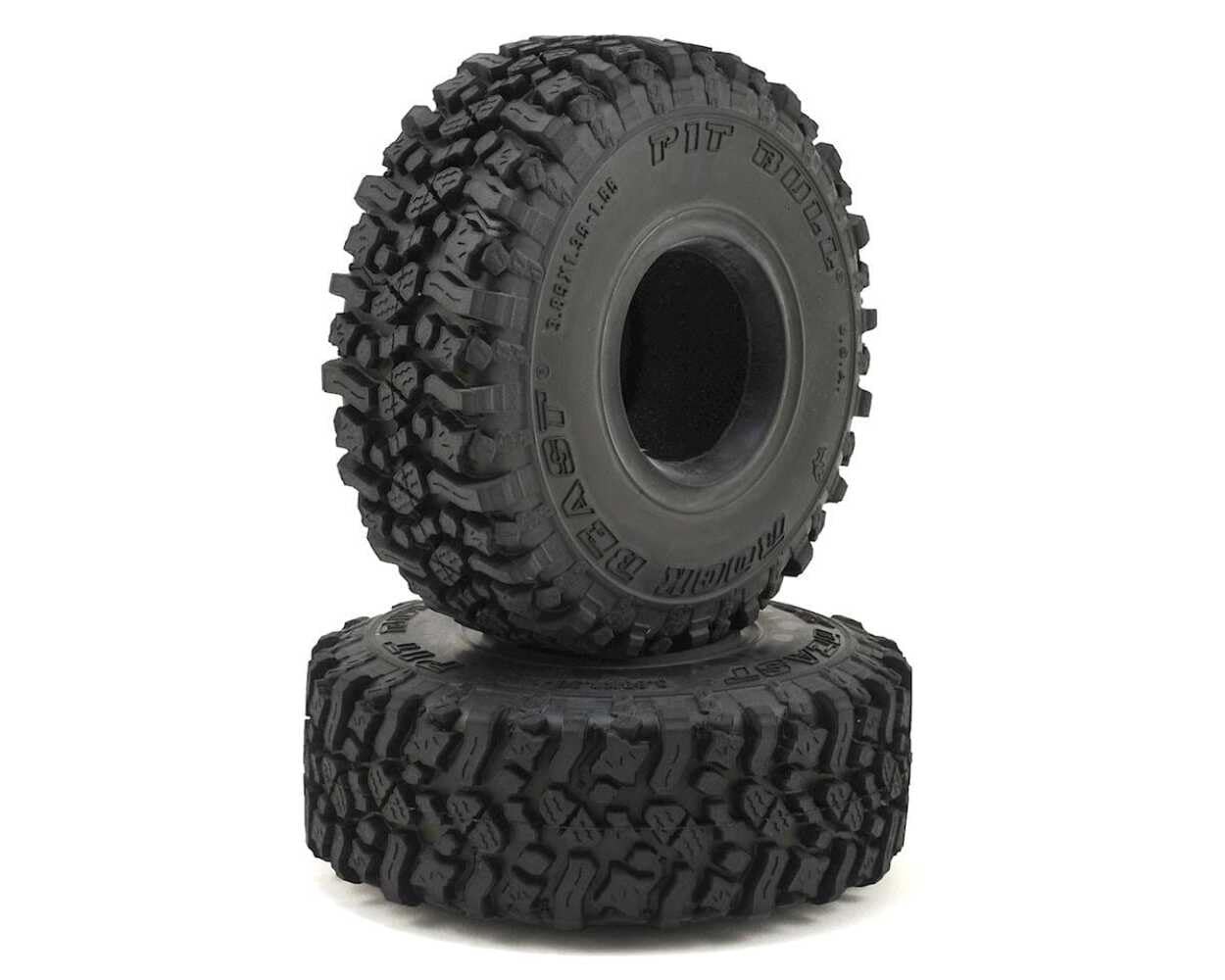 Pit Bull RC (PBTPB9013AK) Rock Beast 1.55" Scale Tires, Alien Kompound, w/ Foam