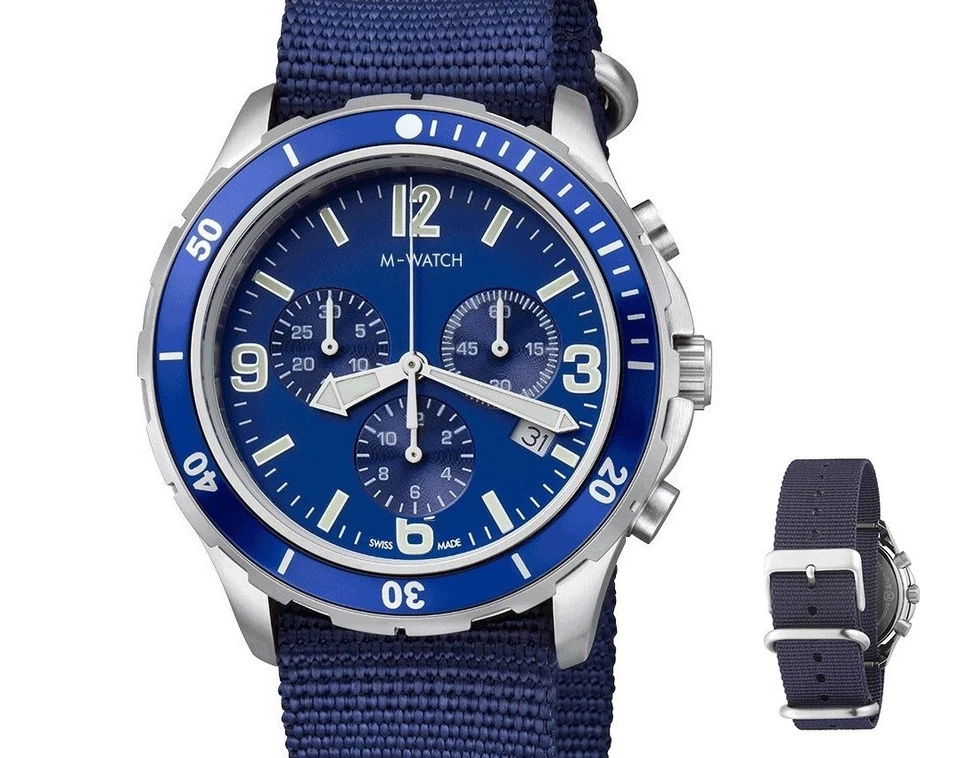 M Watch by Luminox HAU  DIVER Chrono Uhr Swiss Made - Bild 2 von 4
