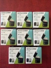 Accu-Chek Test Strips 8 Boxes-50 Ct. Unopened Factory Sealed Exp. December 2026