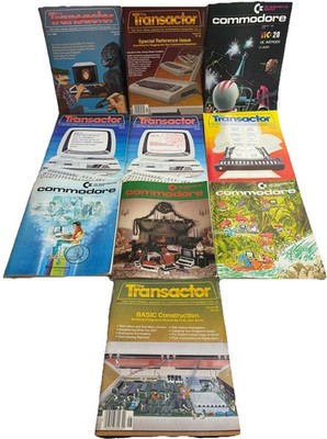 Vintage Commodore Magazine Lot The Transactor & Commodore Microcomputer