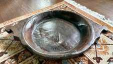 Large Hand Carved Decorative Wood Bowl Farmhouse Primitive