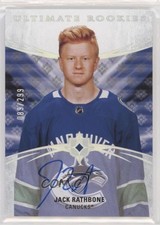 2020 Upper Deck Ultimate Collection Rookies /299 Tier 1 Jack Rathbone Auto 0j3f