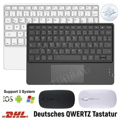 QWERTZ Tastatur Für Teclast P40 P40S P30 M40 M50 T50 T40 T30 Pro Plus Air Maus