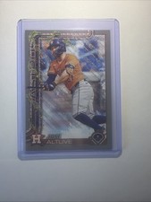 2025 Topps Holiday - Jose Altuve #H163 Holiday Silver Glitter