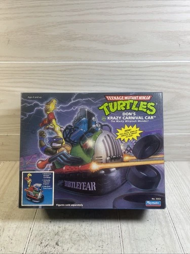 Teenage Mutant Ninja Turtles DON'S KRAZY CARNIVAL CAR Box Only Vintage 1991