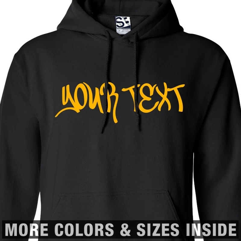 Custom outlet graffiti hoodie