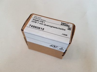 Kromschröder Adapter UVS 1 mit Quarzglasscheibe  74960615   Neu in OVP