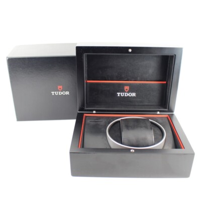 Coffret à Montre Tudor Authentique Réf 44088.04 - Laque Noir, Bois - Occasion - Fabriqué En Suisse