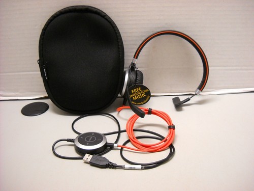 Jabra Evolve 40 Mono ENC010 NC Corded Headset USB With Carry Case Bag