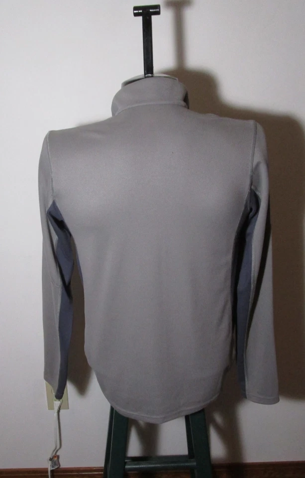 Camiseta EASTERN MOUNTAIN SPORTS Taupe Térmica 1/2 Zíper Tamanho M - Imagem 4 de 4