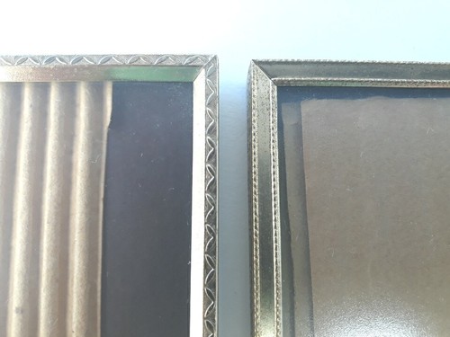 MCM Picture Frame Lot Of 2 Gold Toned Glass Fits 4x3 Photo - Picture 5 of 8