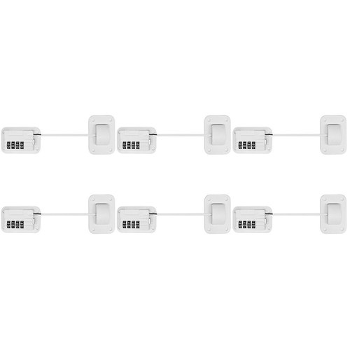 3 Pack Handhaben Kombinationsschloss Mit Vier Rädern Baby Kind - Bild 8 von 12