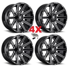 18 Fuel Contra Gloss Black Milled Wheels Rims Tundra Ram Sequoia D61518907050