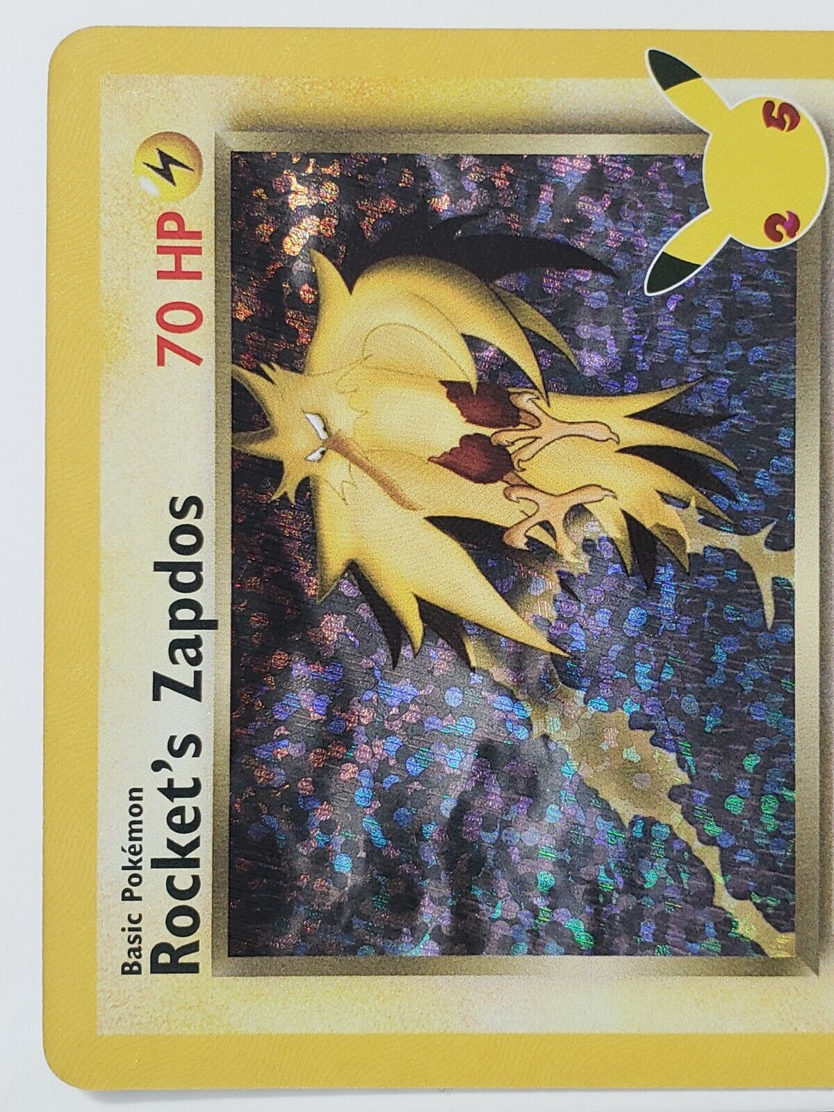 Rockets Zapdos No.145 Team Rocket CGC Graded 5.5 Holo Rare Vintage Pokémon  Card