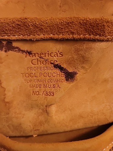 American's Choice Professional Tools Pouches Top Grain Cowhide NO. A833 - Picture 2 of 6