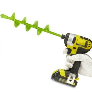 Garden-Spiral-Auger-Drill-Planter-Bulb-Shaft-Yard-Planting-Tool-Digger-New-J0Y7