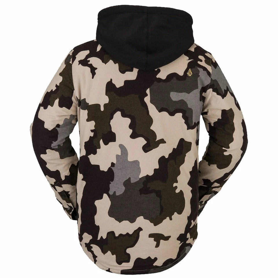 Volcom Field Insulated Flannel Jacke Herren-Übergangsjacke Herbstjacke Camo - Bild 3 von 3