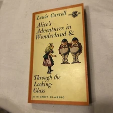 1960 Alice's Adventures Wonderland & Through the Looking Glass by Lewis Carroll
