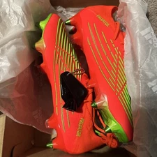 Adidas Predator Edge.1 SG Soccer Cleats Solar Red Orange GW1010 Men's Size 7.5